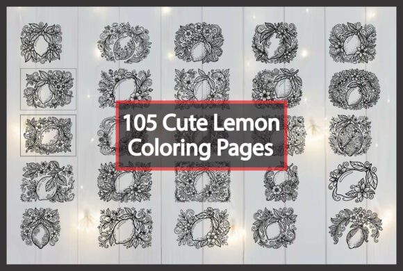 105 Cute Lemon Coloring Pages
