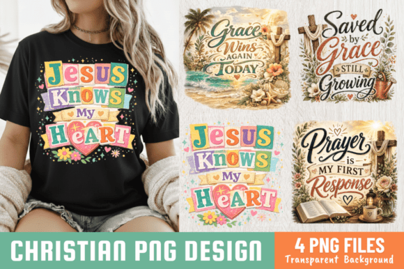 Christian PNG Bundle & Jesus PNG Bundle: Smart Choices for Print-on-Demand and Faith-Based Creators