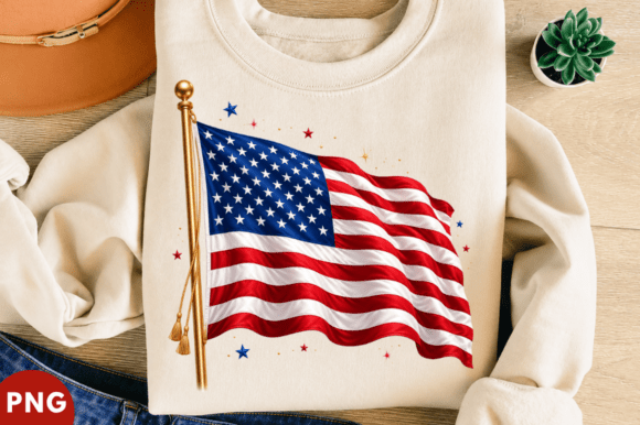 Elevate Your Creative Projects with American Flag Clipart PNG: Where Patriotism Meets Professional Design