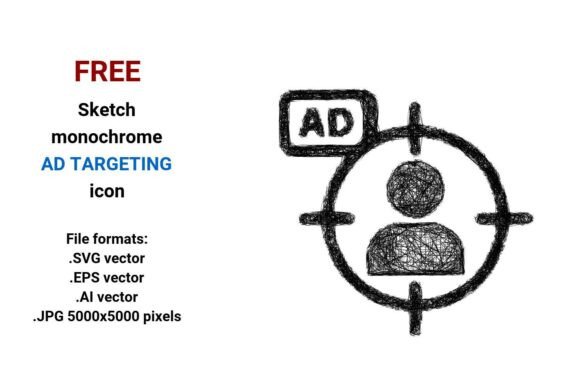FREE Sketch Ad Targeting Icon