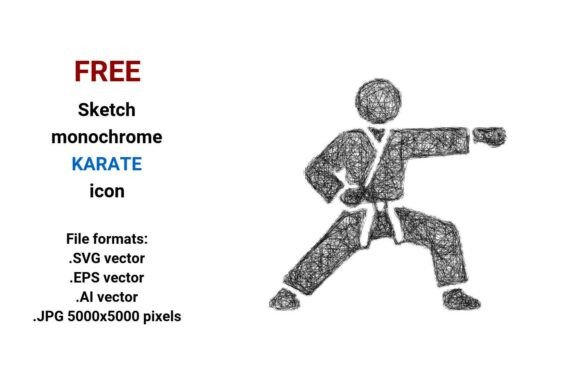 FREE Sketch Karate Icon