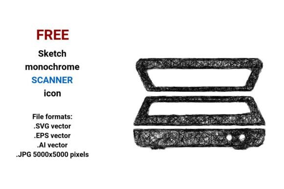 FREE Sketch Scanner Icon: Clean, Scalable, and Ready for Real Projects