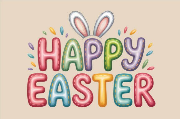 Happy Easter Bunny PNG