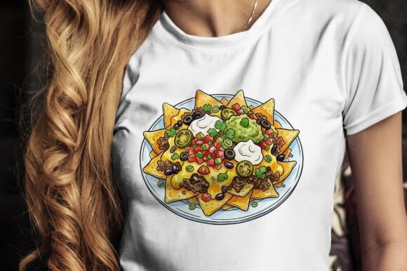 Loaded Nachos with Cheese and Fresh