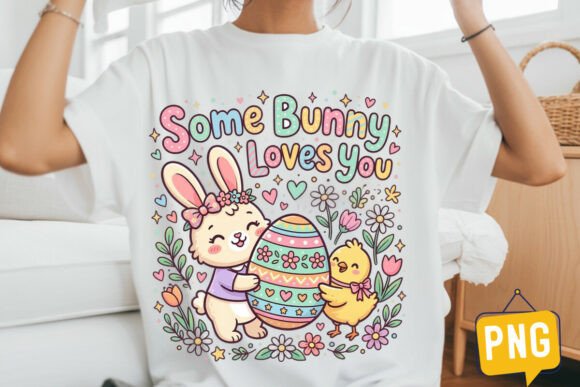 Some Bunny Loves You Sublimation Design: A Versatile Easter Creative Asset for Print Professionals and DIY Makers
