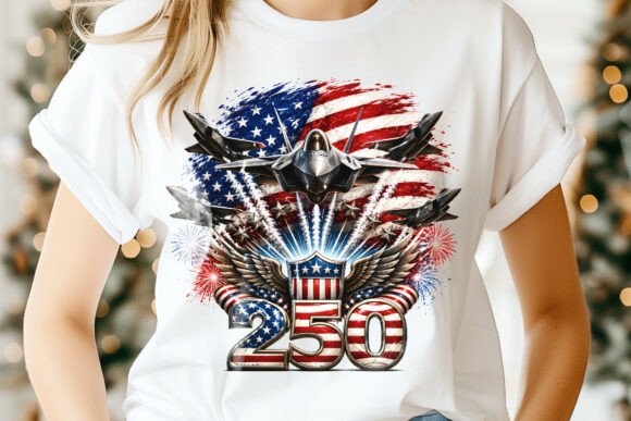 USA 250 Years of Patriotic Jets PNG