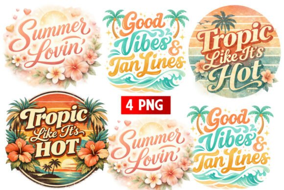 Vintage Summer Sublimation Bundle
